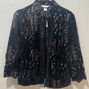 NWT Christopher & Banks zip jacket, S